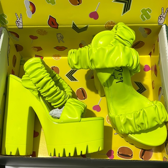 Dolls Kill Shoes - Neon Platform Heel